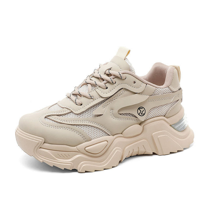 Baskets Chunky Sportives pour Femmes avec Tige en Mesh Respirant