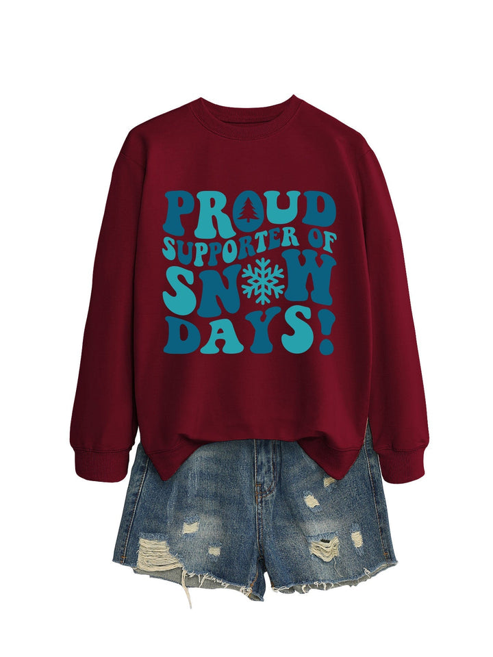 Sweatshirt pour femmes avec impression créative et coupe décontractée