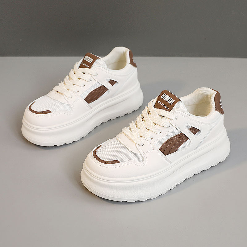 Baskets Chunky tendance pour femmes avec surface en mesh respirante et profil robuste