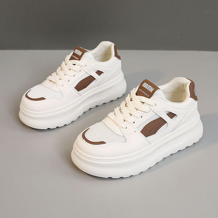 Baskets Chunky tendance pour femmes avec surface en mesh respirante et profil robuste