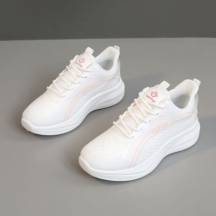 Baskets de course pour femmes avec tige en mesh respirant et semelle amortissante