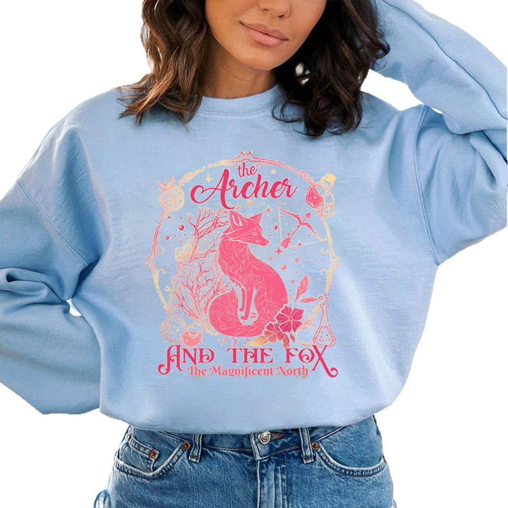 Sweat-shirt pour femmes avec motif animal créatif et impression inspirante
