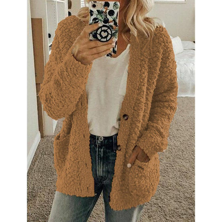 Veste en Fleece Teddy pour Femmes avec Capuche | Manteau d'Hiver Douillet