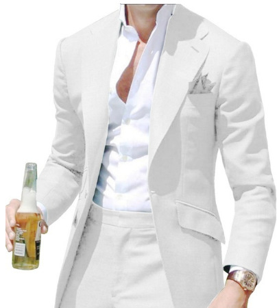 Costume de mariage élégant pour homme en deux pièces | Vert