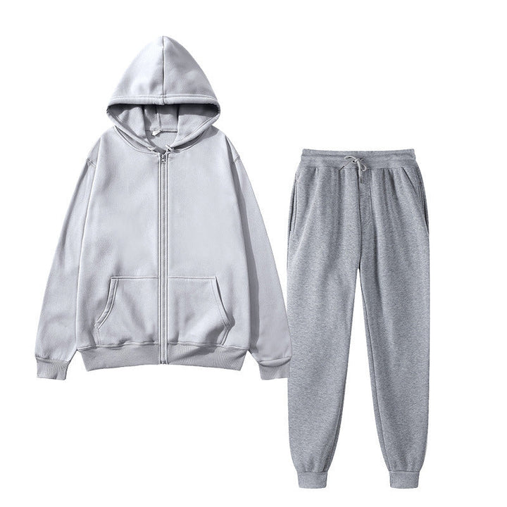Ensemble à capuche pour femmes avec coupe confortable et fermeture éclair