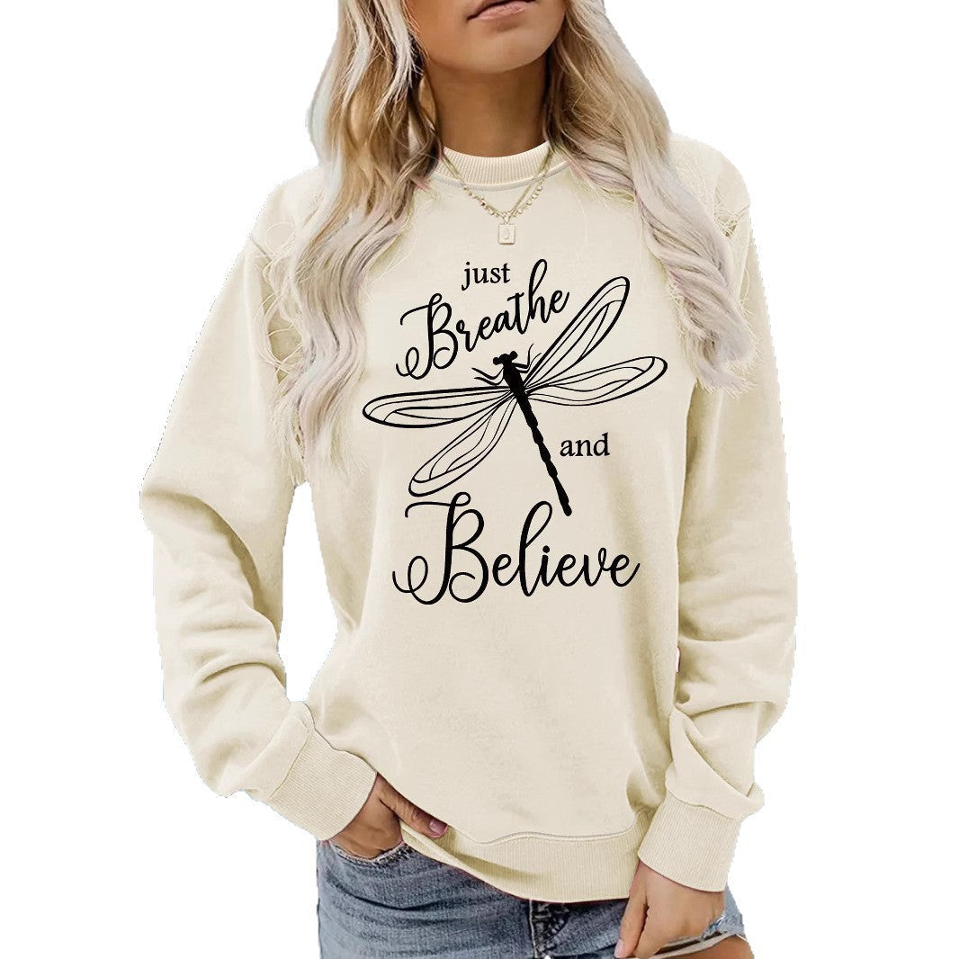 Sweatshirt pour femmes avec un motif inspirant de parapente et une coupe décontractée