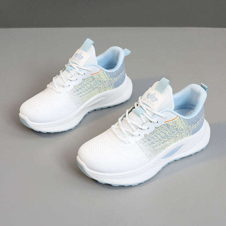 Baskets de loisirs sportives pour femmes avec tige en mesh respirant et semelle amortissante
