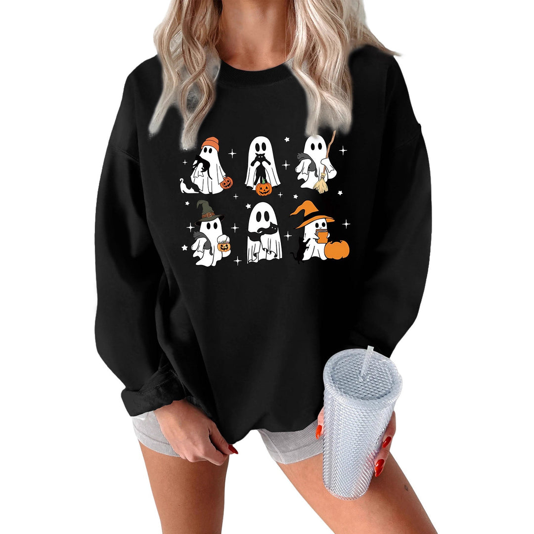 Sweat-shirt pour femmes avec motif d'horreur créatif