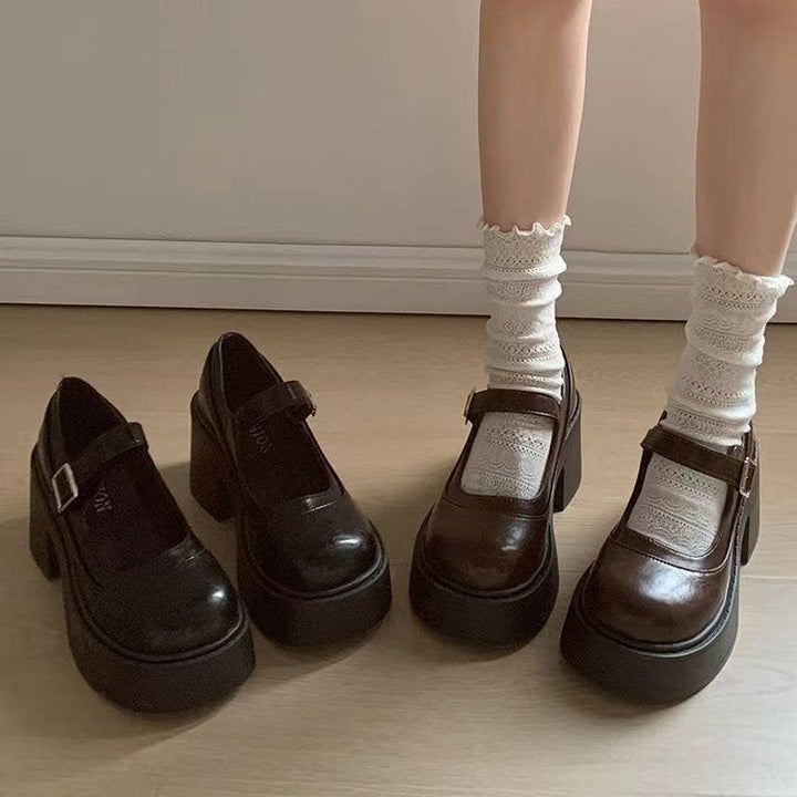 Chaussures Dirndl Retro pour Femmes | Plateforme