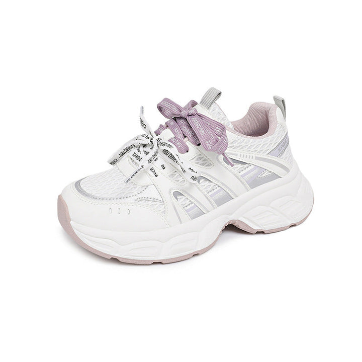 Baskets de course confortables pour femmes avec surface en maille respirante et semelle amortissante