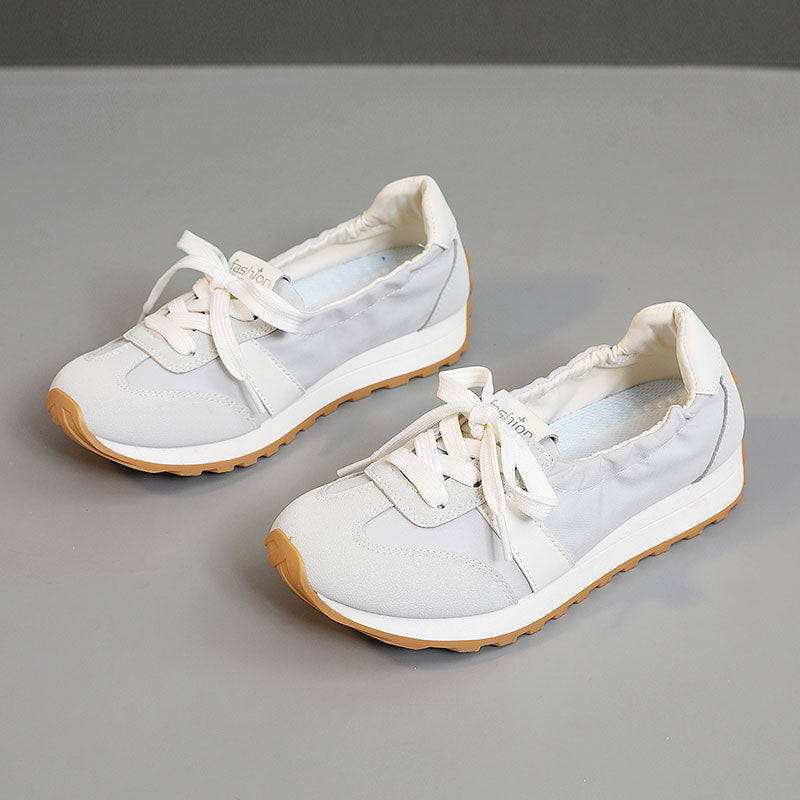 Baskets de loisirs légères et flexibles pour femmes avec un bord élastique