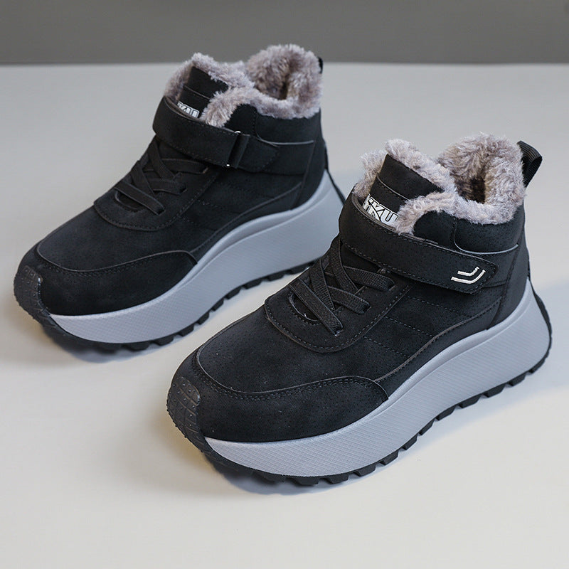 Bottes d'hiver de haute qualité pour femmes avec doublure douce et semelle antidérapante