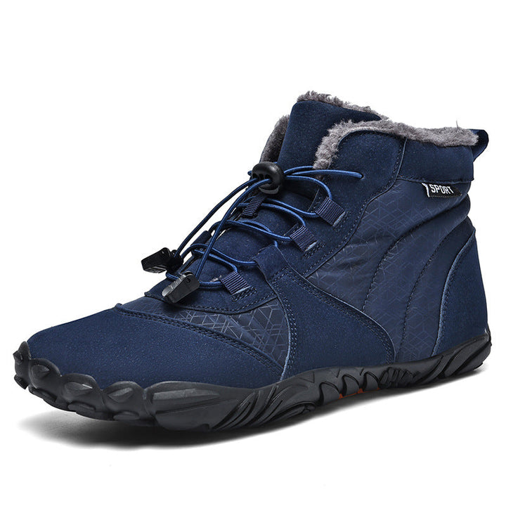 Bottes d'hiver sportives pour femmes avec matériau extérieur imperméable et doublure isolante