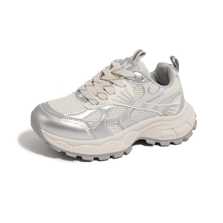 Baskets de course sportives pour femmes avec structure en maille respirante et semelle amortissante