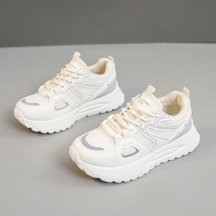 Baskets montantes sportives pour femmes avec tige en mesh respirant et semelle amortissante