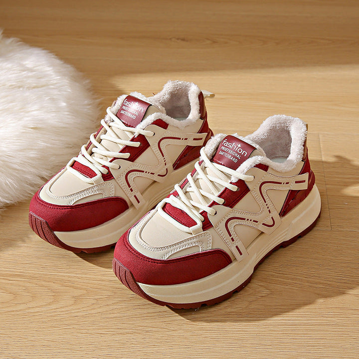 Baskets Sportives pour Femmes avec Doublure en Fleece Confortable