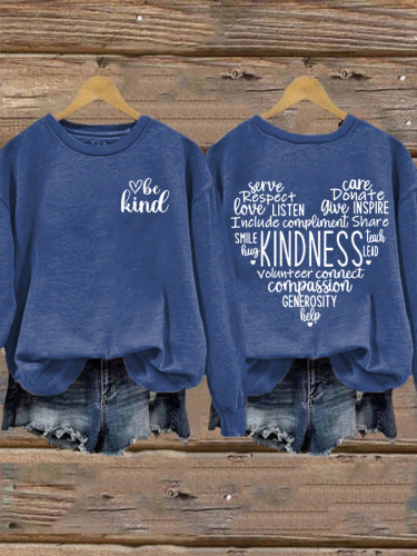 Sweatshirt pour femmes avec un design inspirant de froid et une coupe généreuse