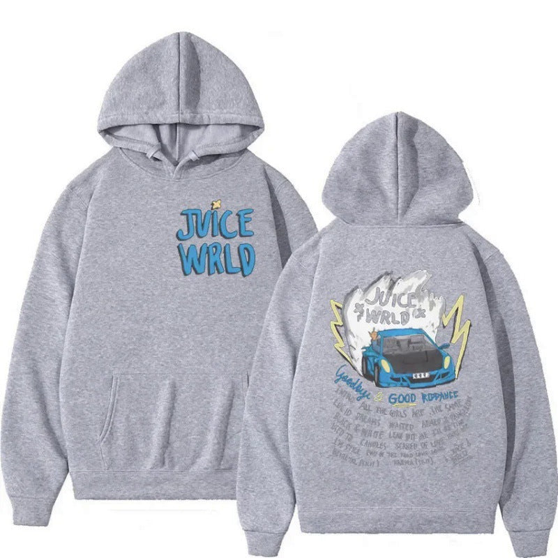 Sweat à capuche pour femmes avec design graphique créatif et inscription inspirante