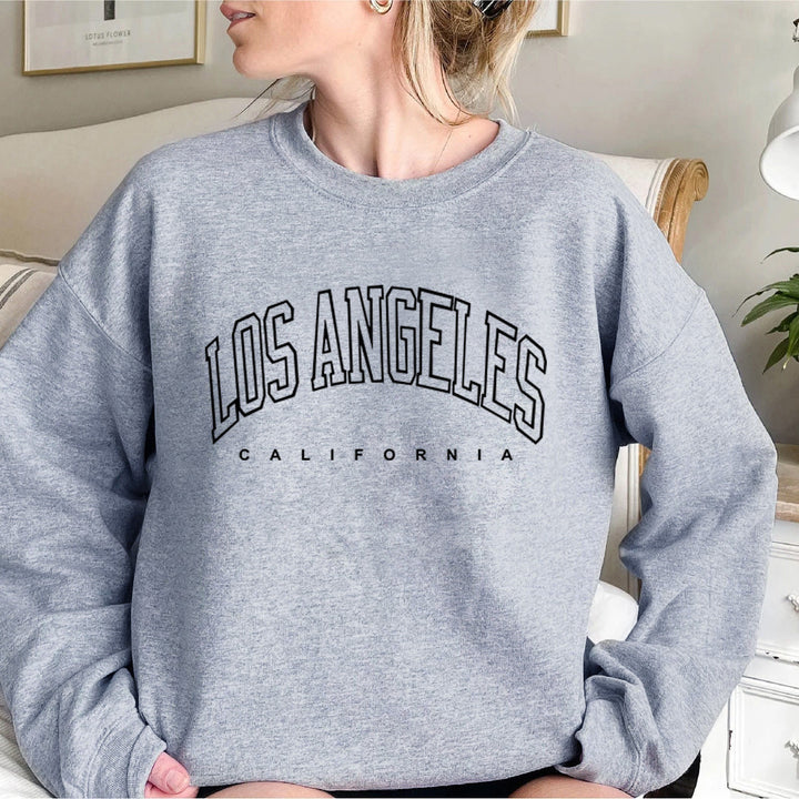 Sweatshirt pour femmes avec inscription créative et coupe décontractée
