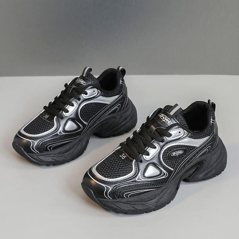 Baskets de course sportives pour femmes avec surface en maille respirante et semelle amortissante