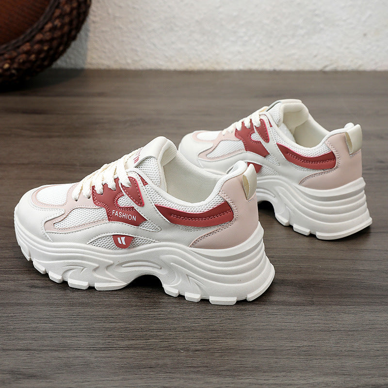 Baskets Chunky Sportives pour Femmes avec surface en mesh respirante et semelle amortissante