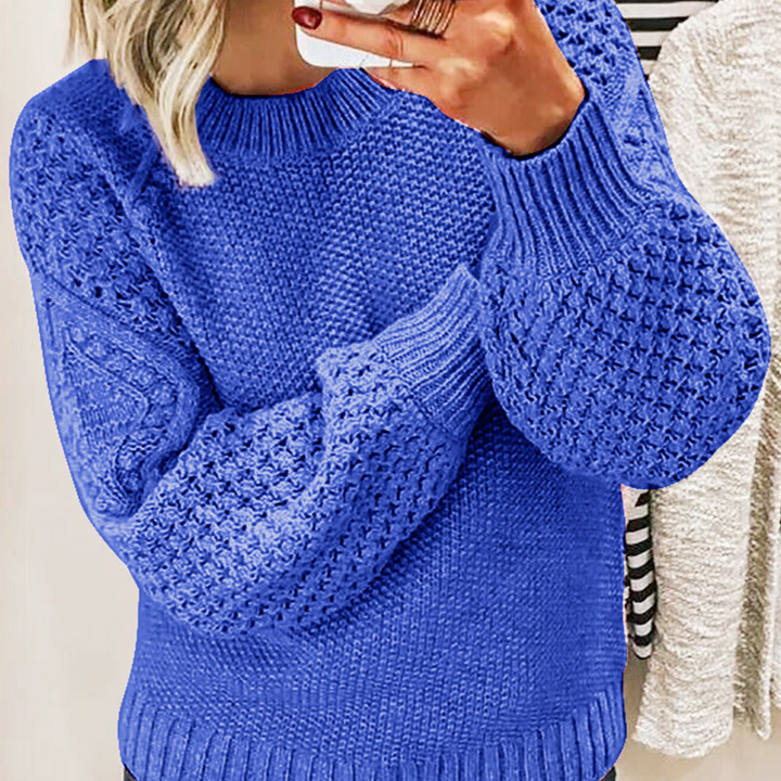 Pull en tricot douillet pour femmes | Manches longues