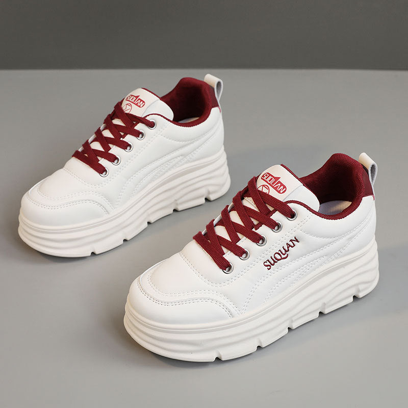 Baskets mode pour femmes avec semelle plateforme confortable