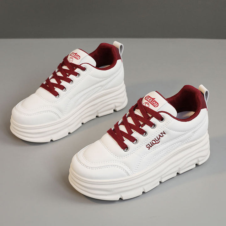 Baskets mode pour femmes avec semelle plateforme confortable