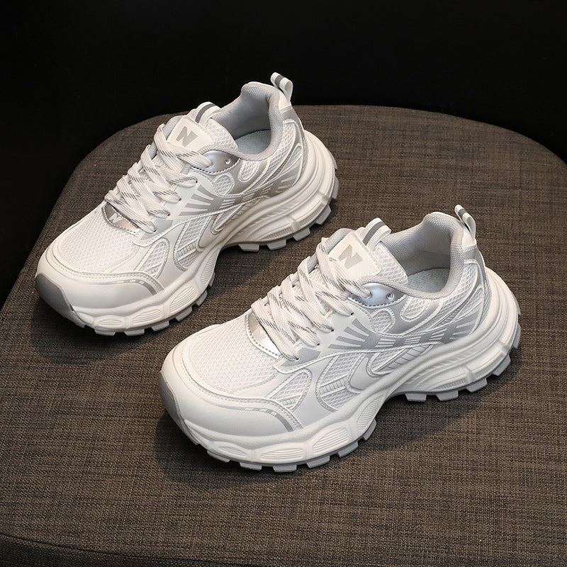Baskets de course sportives pour femmes avec structure en maille respirante et semelle amortissante