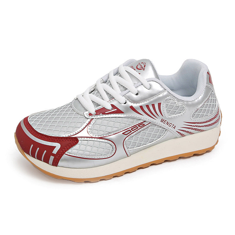 Baskets sportives pour femmes avec tige en maille respirante et semelle flexible