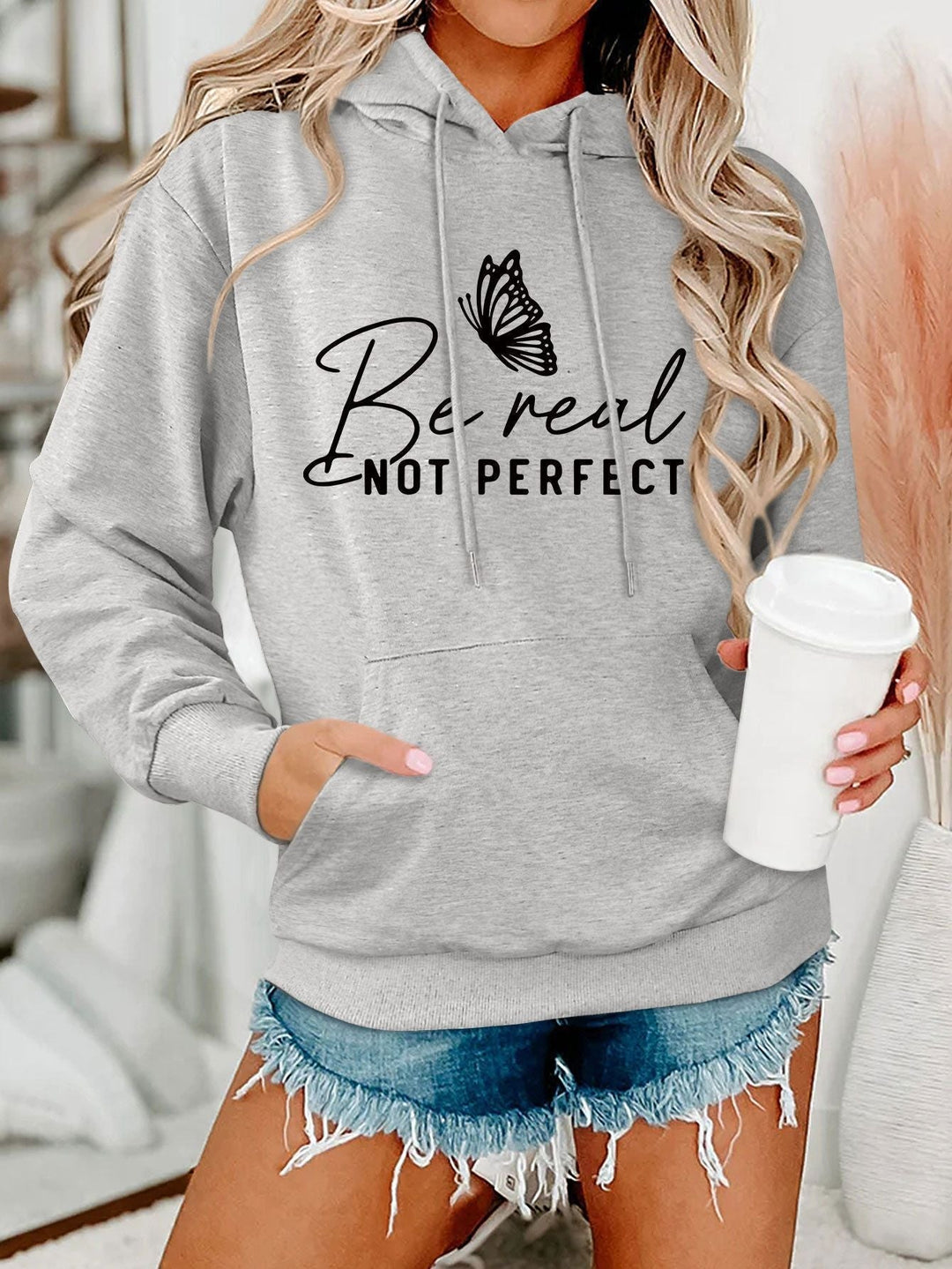 Sweat à capuche pour femmes avec motif créatif et coupe confortable