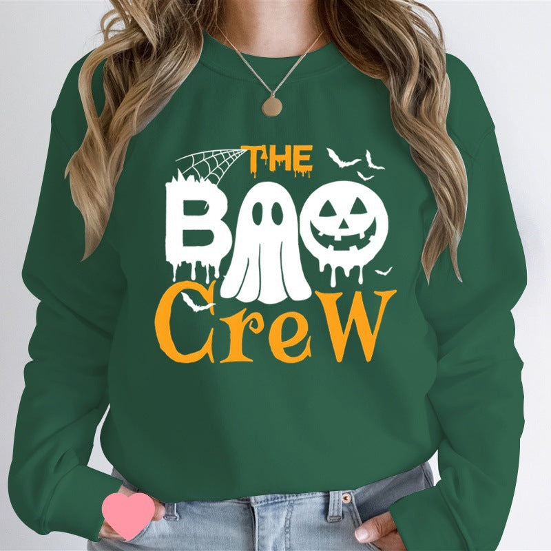 Sweatshirt pour femmes avec thème Halloween et impression graphique créative