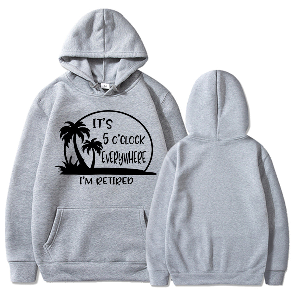 Sweat à capuche pour femmes avec motif humoristique de retraité