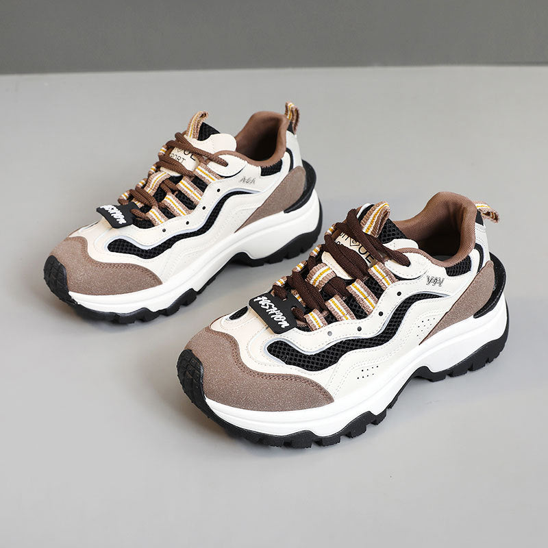 Baskets Chunky tendance pour femmes avec mesh respirant et semelle stable