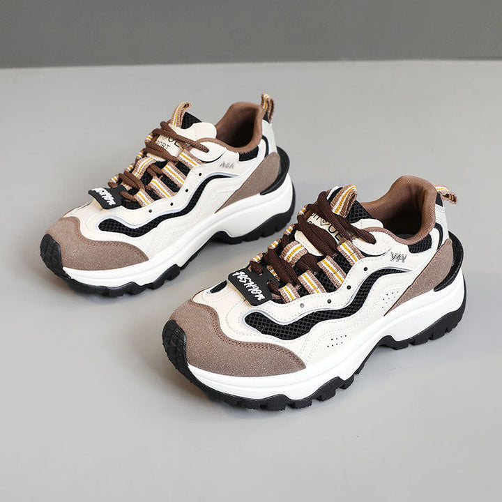 Baskets Chunky tendance pour femmes avec mesh respirant et semelle stable
