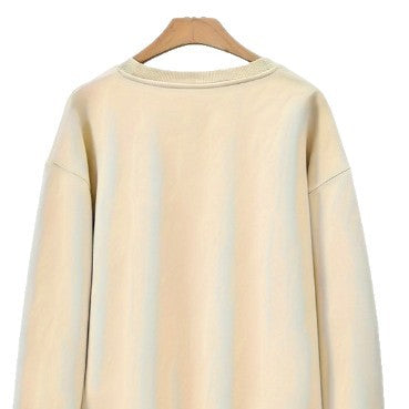 Sweatshirt pour femmes avec motif créatif de Noël et inscription stylée