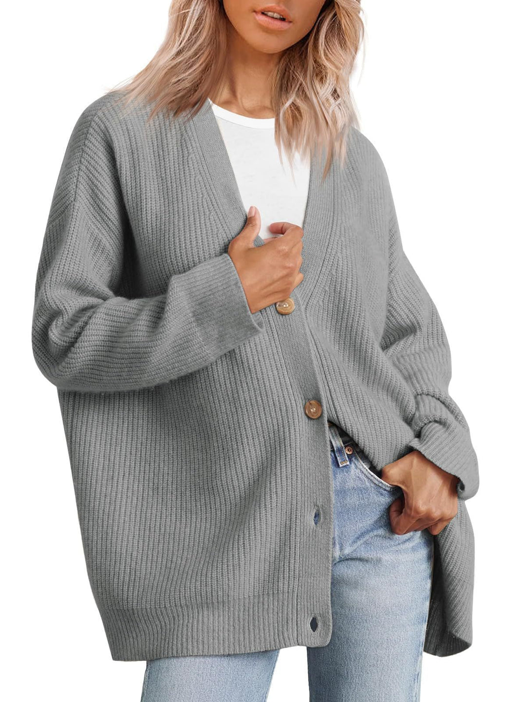 Gilet pour femmes en grande taille | Rayé