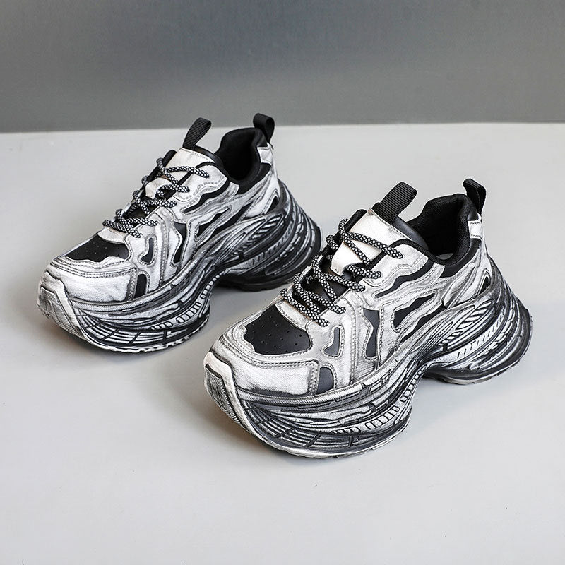 Baskets Chunky pour femmes avec design innovant et élastique