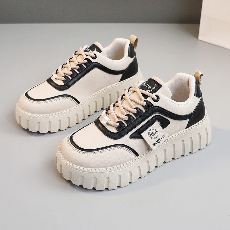 Baskets Chunky tendance pour femmes avec semelle en caoutchouc amortissante et design époustouflant