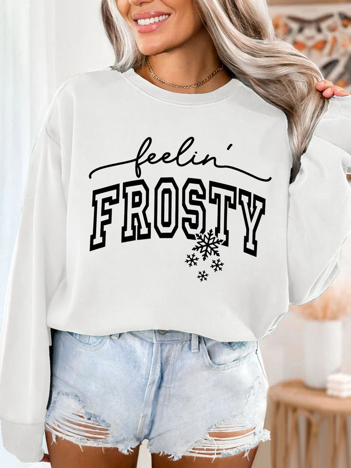 Sweat-shirt pour femmes avec impression graphique