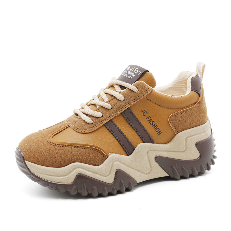 Baskets Chunky Sportives pour Femmes avec Semelle Antidérapante et Structure de Surface Respirante