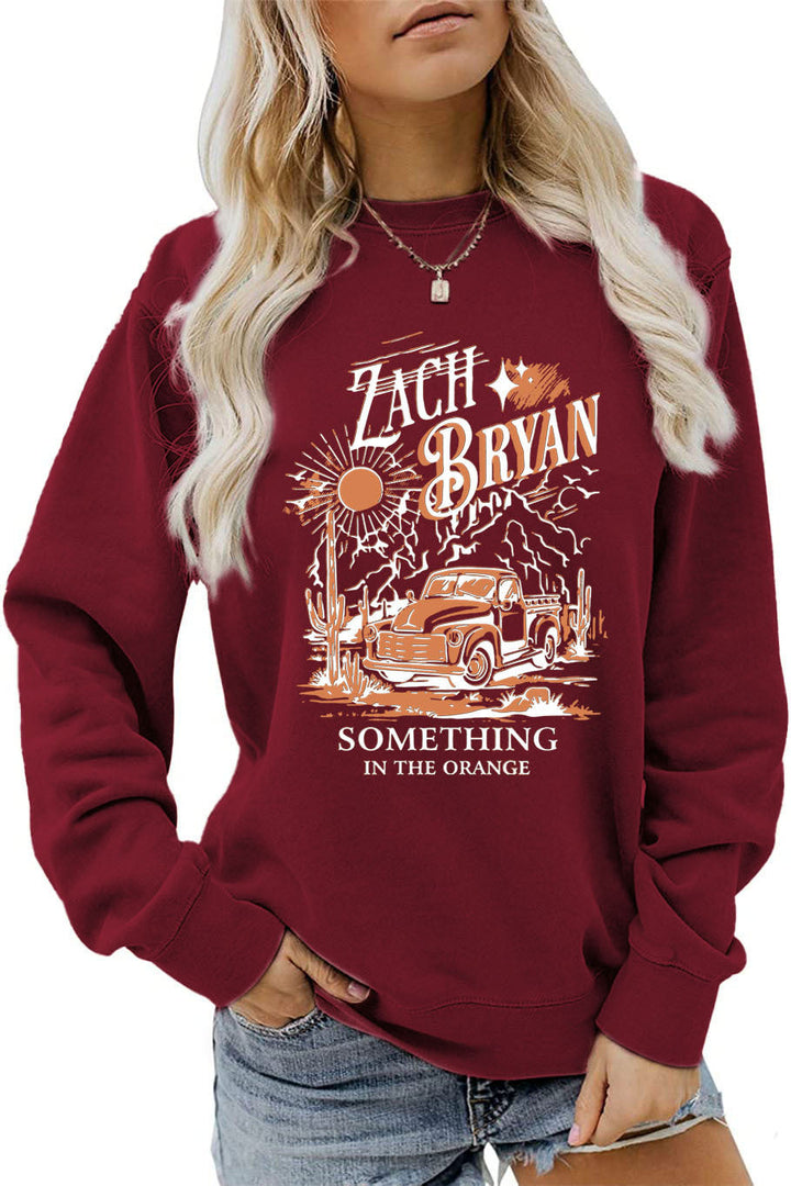 Sweat-shirt pour femmes avec un design de camion vintage inspirant