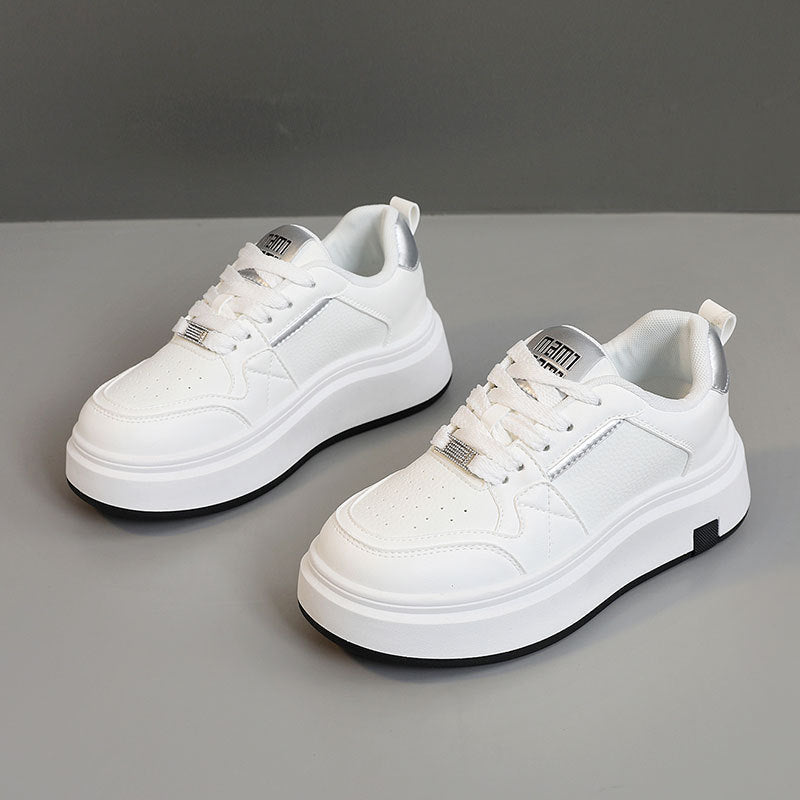Baskets mode pour femmes avec confort amortissant et semelle plateforme tendance