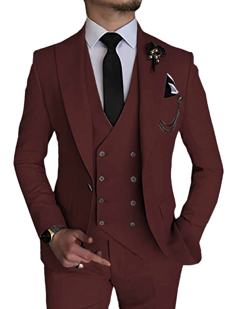 Costume de mariage élégant pour hommes | Coupe slim