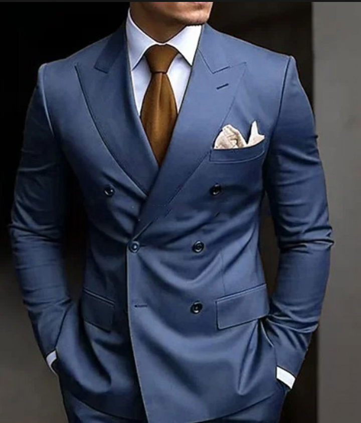 Costume Croisé Formelle Pour Hommes | Invité de Mariage