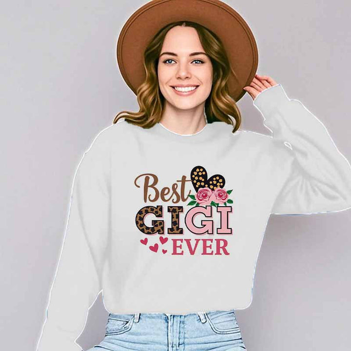 Sweatshirt pour femmes avec motif créatif Gigi