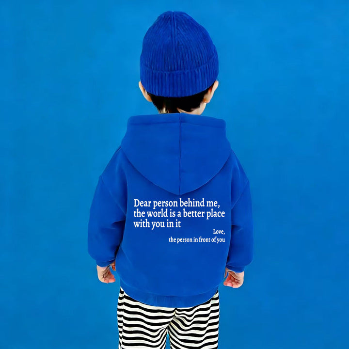Sweat à capuche pour femmes avec inscription motivante et coupe décontractée