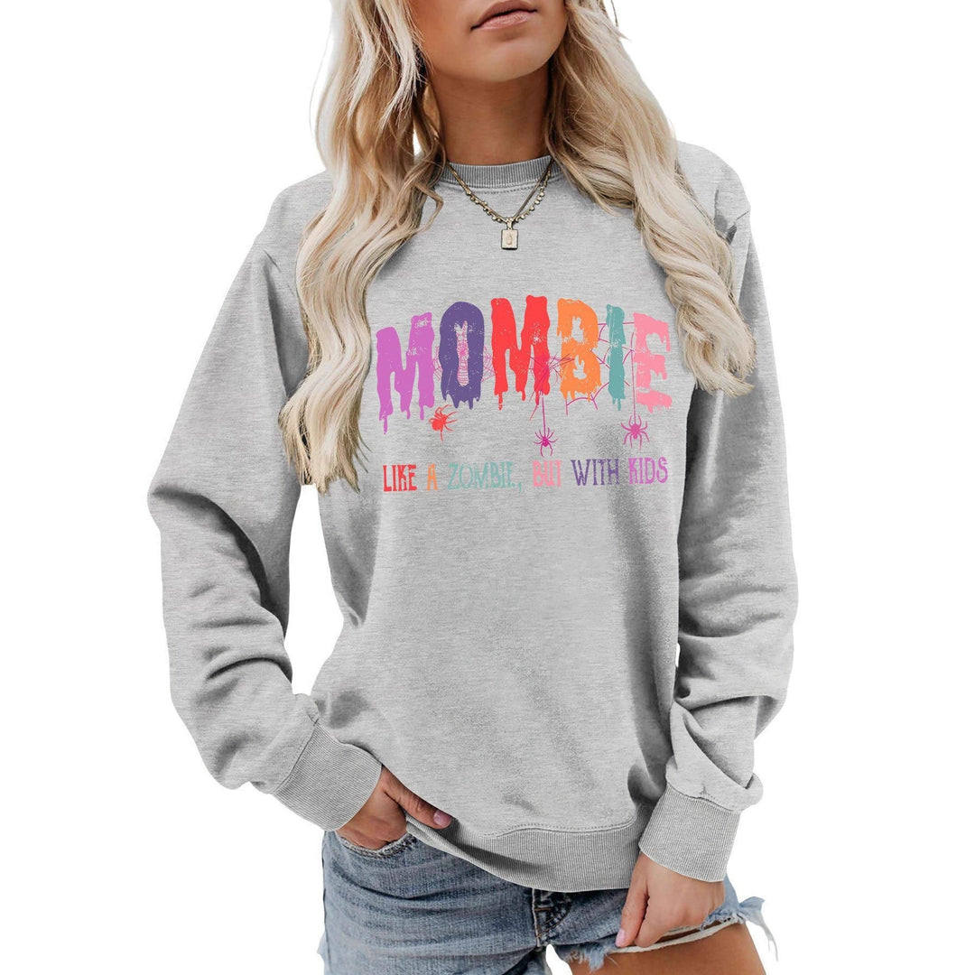 Sweat-shirt pour femmes avec motif zombie créatif