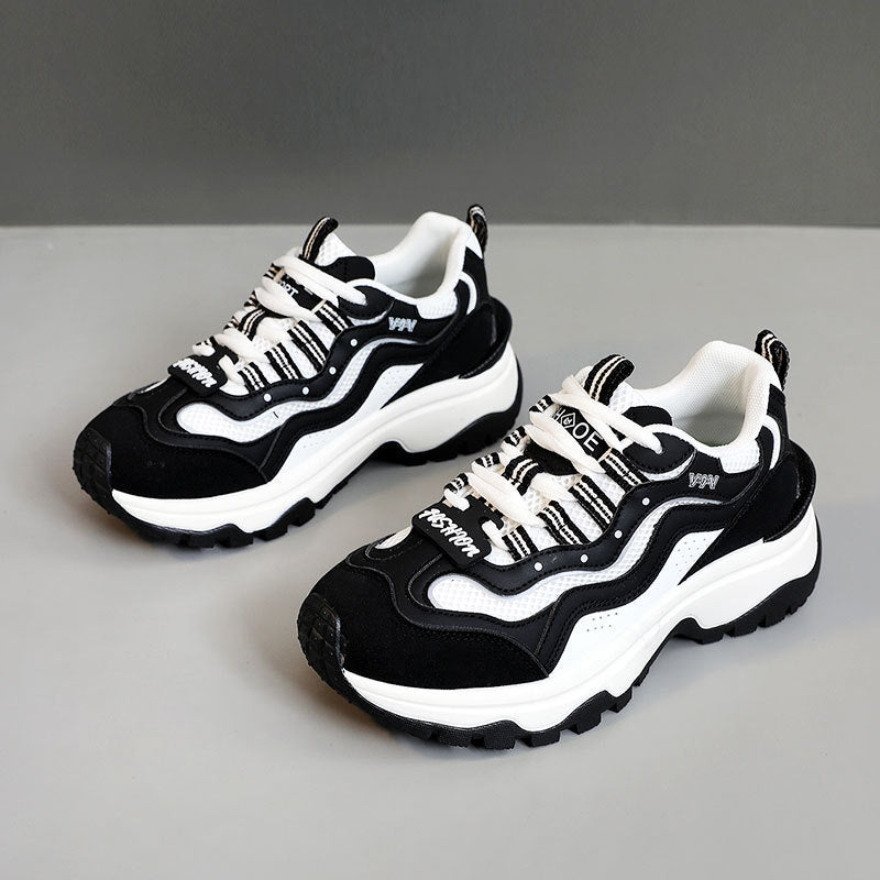 Baskets Chunky tendance pour femmes avec mesh respirant et semelle stable