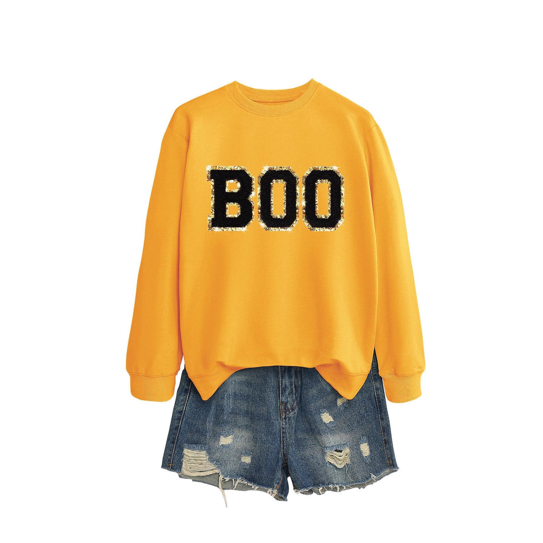 Sweatshirt pour femmes avec impression scintillante
